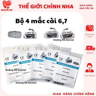 Mắc cài răng 6 Mắc cài răng 7 mắc cài 6 mắc cài 7 Mắc cài chỉnh nha