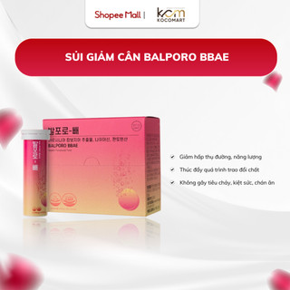 Viên sủi chuyển hoá chất béo Balporo BBae Hàn Quốc, hỗ trợ giảm cân, thành phần tự nhiên, an toàn cho sức khỏe