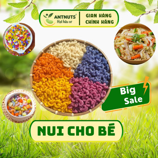 Các loại nui hữu cơ cho bé ăn dặm 100g tặng kèm công thức nấu ăn