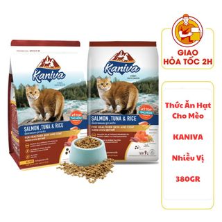 (CÓ QUÀ TẶNG) Hạt Cho Mèo Trưởng Thành KANIVA - 380gr - Nhiều Vị