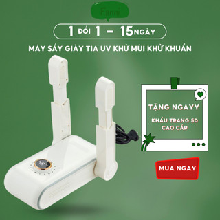 Máy Sấy Giày Dép Làm Khô Khử Mùi Khử Khuẩn Siêu Nhanh Bằng Tia UV Chống Ẩm Mốc FANNI
