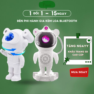 Đèn Led Phi Hành Gia Có Loa Bluetooth Cảm Biến Nháy Theo Nhạc Nhiều Chế Độ Thiên Hà FANNI