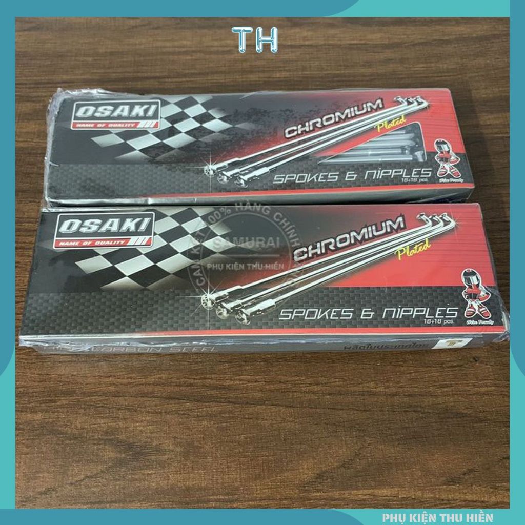 Căm Xe Máy - Căm Osaki Mạ Crom Size 149 - 157 - 184 ( Giá 1 Bánh )