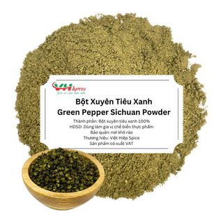 Bột xuyên tiêu xanh - bột hoa tiêu xanh nguyên chất túi 1kg việt hiệp
