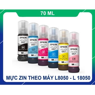 MỰC ZIN THEO MÁY EPSON L8050, L18050 mã 108, mã 057