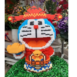 169k Combo doremon thần tài 40cm tặng búa, giá tốt ưu đãi , xếp hình  giá rẻ, đồ chơi PHÁT TRIỂN TRÍ TUỆ