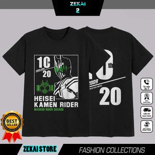 Áo thun Kamen Rider Decade - HEISEI RIDER 20th Anniversary (Black) ngắn tay