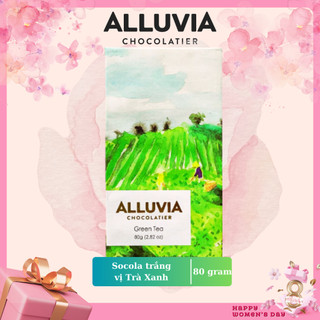 Sô cô la ALLUVIA trắng trà xanh | White Chocolate Matcha