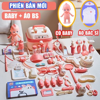 Bộ Đồ Chơi Bác Sĩ Hình Thỏ Cho Bé Đủ Chi Tiết Có Hộp Đựng Dành Cho Bé Trai Bé Gái  Combo đồ chơi bác sĩ