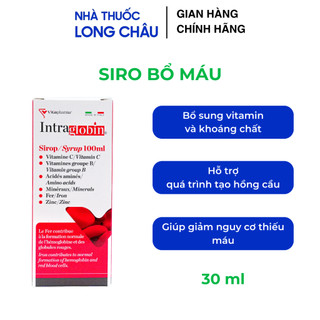 Bổ Máu Intraglobin Bổ Sung Sắt Ngăn Ngừa Tình Trạng Thiếu Máu bổ sung sắt cho mẹ bầu Japa Kids