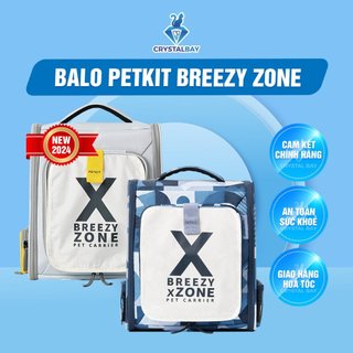 Balo Vận Chuyển Dành Cho Chó Mèo Thú Cưng PETKIT Breezy xZone - Crystal Bay