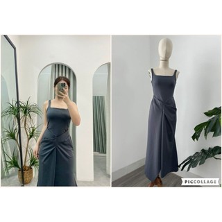 Đầm H@BBS Xám Đuôi Cá