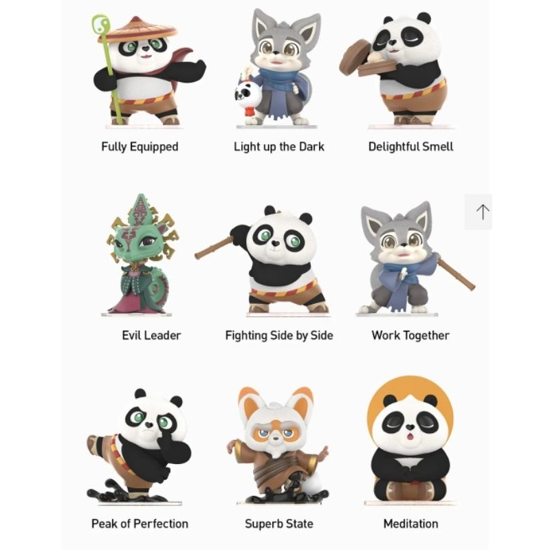 [Nhiều mẫu] Mô hình Kungfu Panda 4 chính hãng Popmart