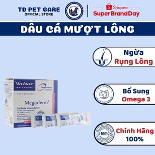 1 Gói Gel Dinh Dưỡng Bổ Sung Vitamin Megaderm TD Pet Care