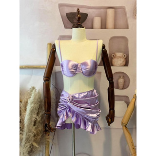 BIKINI HAI MẢNH KÈM KHĂN QUẤN HÀNG LỤA CAO CẤP