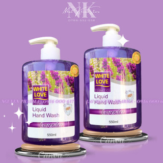 Nước rửa tay White love hương lavender chai 550ml
