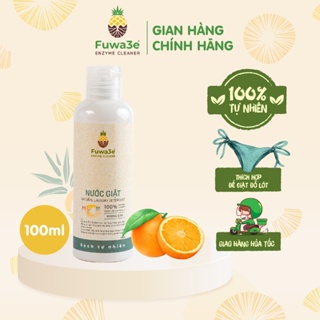 Nước giặt hữu cơ Fuwa3e hương cam organic sinh học, giặt quần áo đồ lót