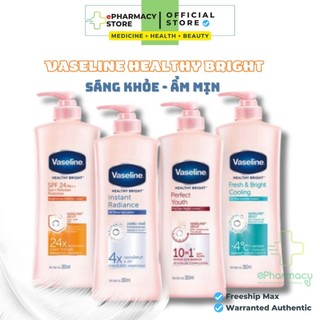 Sữa Dưỡng Thể Trắng Da Vaseline Healthy White Uv Lightening - Dưỡng Thể Vaseline dưỡng ẩm, trắng da, chống nắng 350ml
