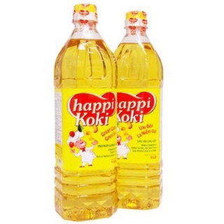 Dầu ăn happi koki chai 1lít