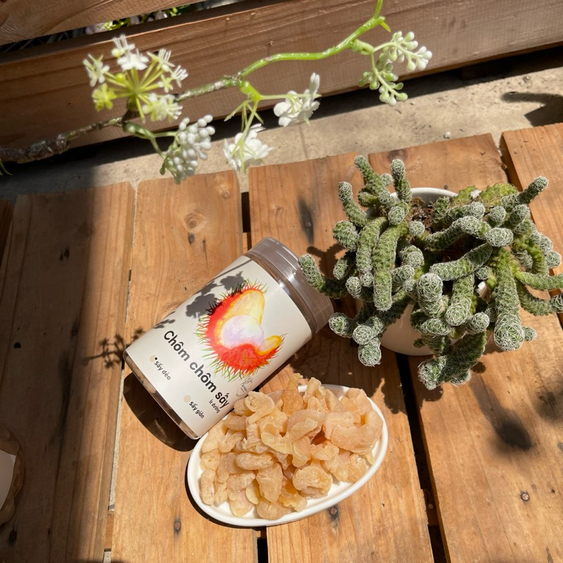 Chôm chôm sấy dẻo -chôm chôm lọc bỏ hạt sấy dẻo - vị tự nhiên - hình shop tự chụp