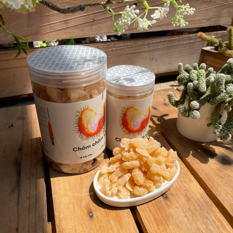 Chôm chôm sấy dẻo -chôm chôm lọc bỏ hạt sấy dẻo - vị tự nhiên - hình shop tự chụp