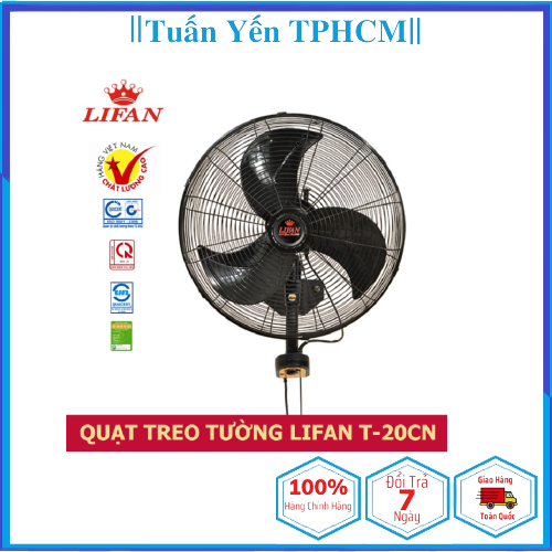 Quạt treo tường công nghiệp LiFan 20 inch T 20CN HÀNG CHÍNH HÃNG