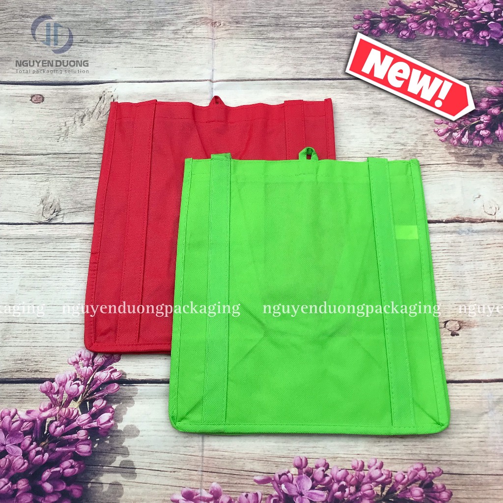 Túi Vải Không Dệt May Quay Liền Thân