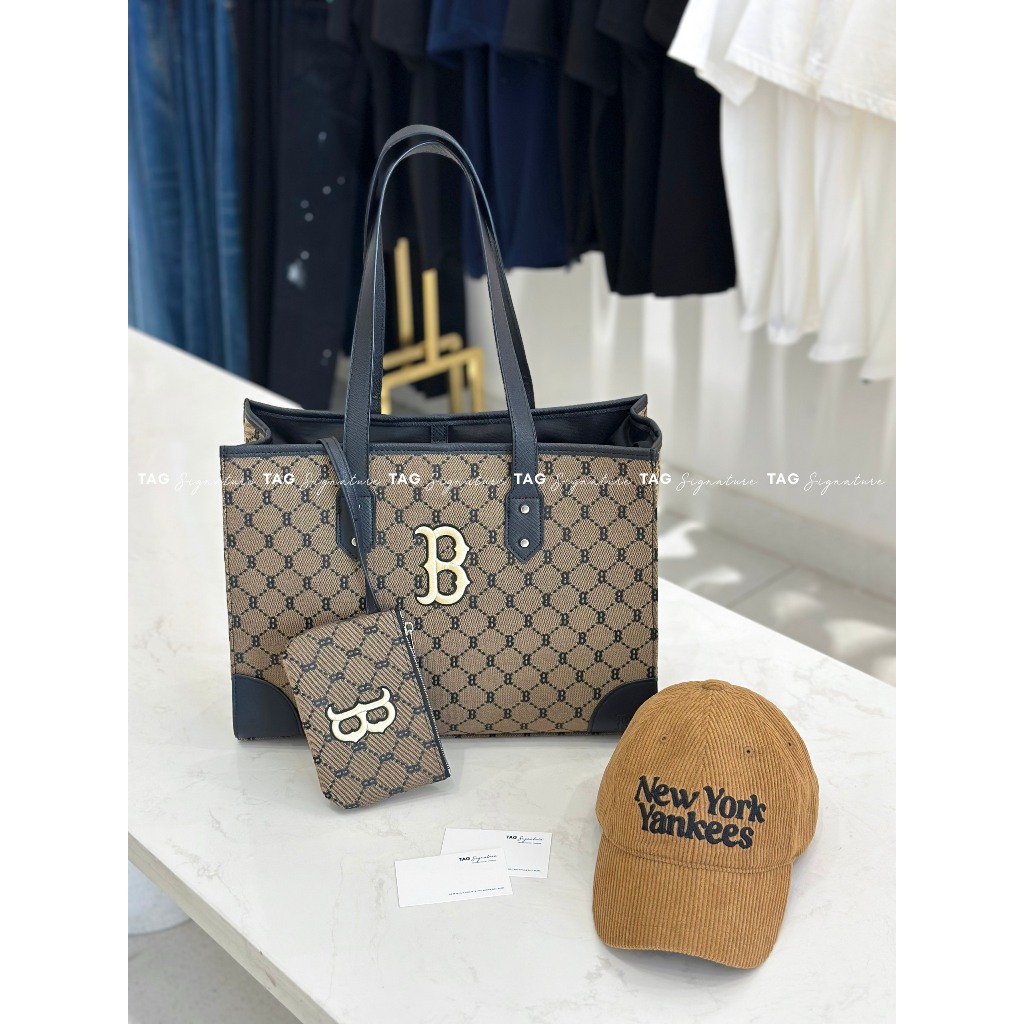 [TAG SIGNATURE] M.L.B Diamond Tote Bag