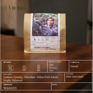 Cà phê Arabica À La Main Lạc Dương - Cà phê dùng cho pha máy Espresso