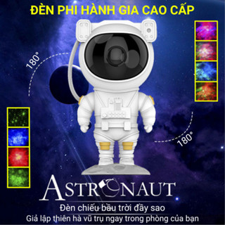 Đèn Phi hành gia PTLUXURY Đèn ngủ chiếu sao laser GALAXY giả lập dải thiên hà vũ trụ đầy sao,trang trí phòng