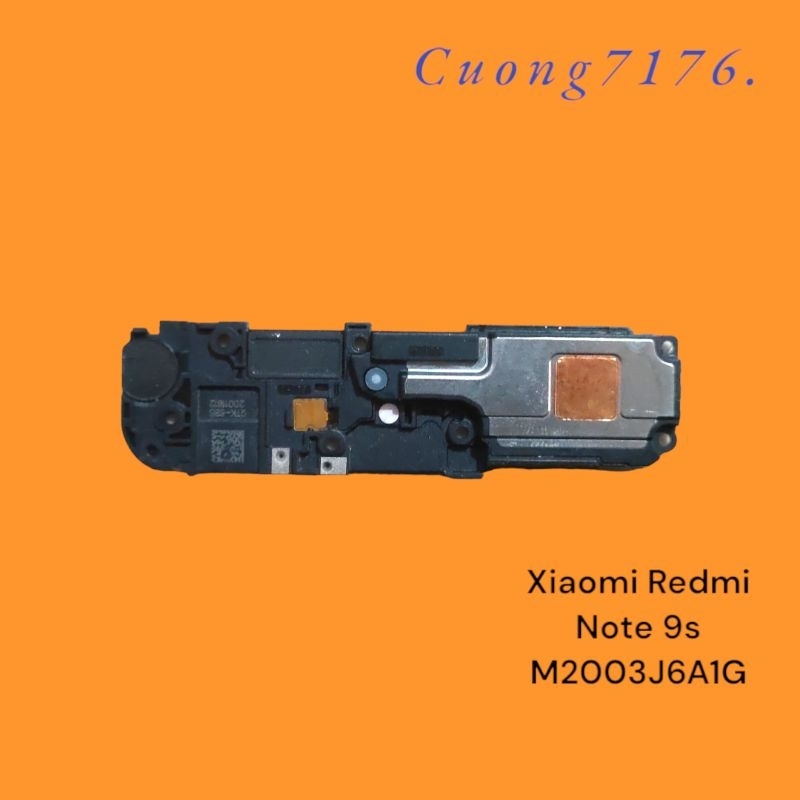 Loa Thoại / Loa Ngoài Xiaomi Redmi Note 9S (M2003J6A1G) Tháo Máy Hoạt Động Tốt