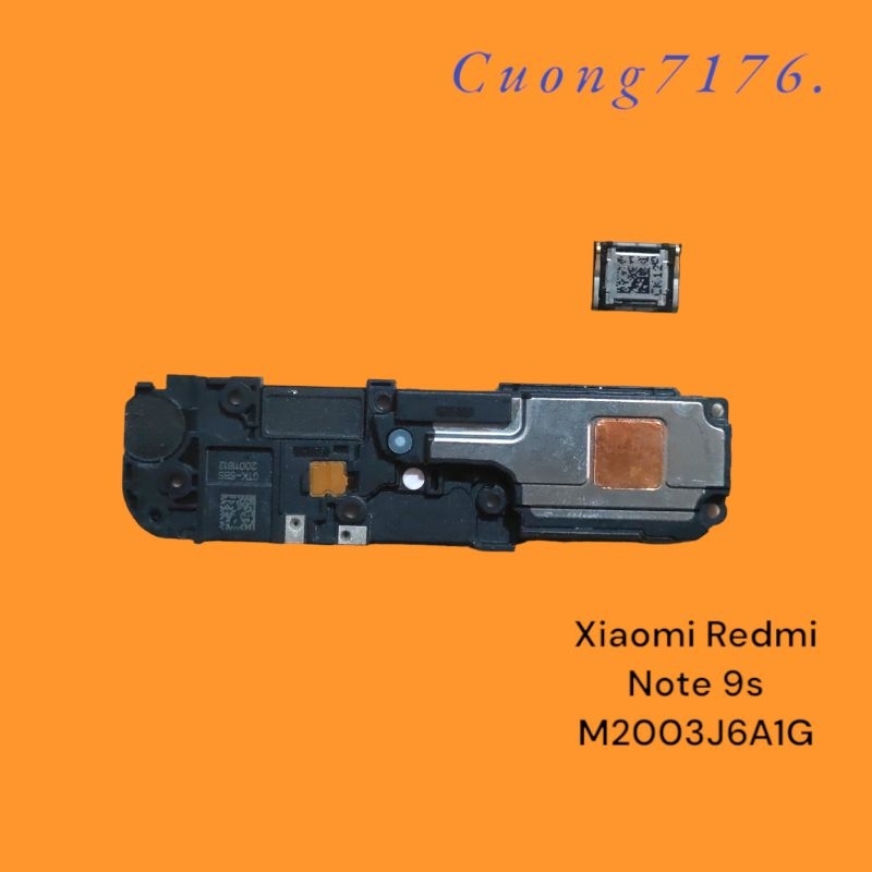 Loa Thoại / Loa Ngoài Xiaomi Redmi Note 9S (M2003J6A1G) Tháo Máy Hoạt Động Tốt