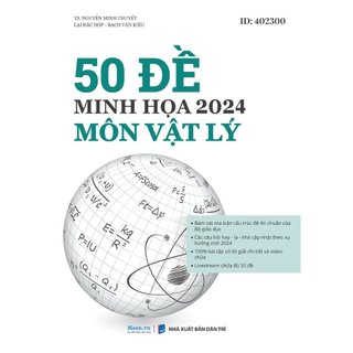 Sách Ôn Vật Lý 50 Đề Thi Tốt Nghiệp thpt quốc gia 2024 Dbooks