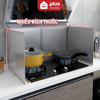 Tấm Chắn Dầu Inox 304 Chống Gỉ, Tấm Dụng Cụ Chắn Dầu & Chắn Gió Cho Bếp Ga Bằng Inox 304 Dày Dặn LAZYDO (LZ-0252)
