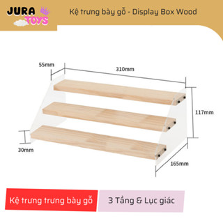  Kệ trưng bày bằng gỗ thông cao cấp kệ để mô hình kệ trưng nước hoa mĩ phẩm kệ bậc thang trang trí nhiều tầng 