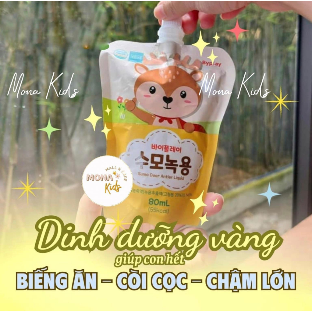 Gạc Hươu Non Tăng Cân SUMO Hàn Quốc - Giúp Bé Ăn Ngon, Tăng Cân Vượt Trội, Hấp Thu Tốt, Cải Thiện Biếng Ăn