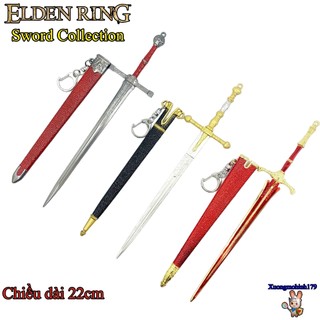 Mô hình Elden Ring Lordsworn Knight sword kiếm kim loại 22cm