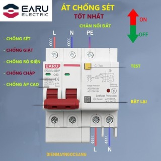 Át chống sét, át tô mát cắt sét, át chống dật, aptomat chống sét lan truyền, chống điện giật