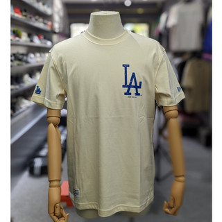 [ CHÍNH HÃNG ] Áo thun thời trang New Era x MLB LA Dodgers Hand Drawings T-shirt phối màu trắng kem