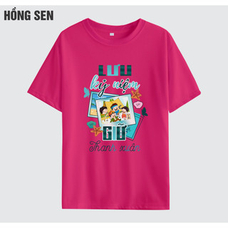 Áo Phông Nhóm,Áo Thun LƯU KỶ NIỆM Vải Cotton Mềm Mịn Nhiều Màu