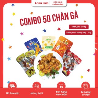 Combo 50 chân gà ủ vị, rút xương chính hãng annalala