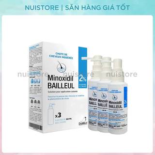 Xịt mọc tóc Minoxidil Bailleul 2% hàng Pháp