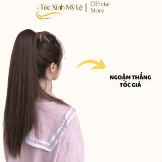 Ngoặm Thẳng Tóc Giả, Tóc Nối, Đẹp, Tóc Xinh Mỹ Lệ ( Tặng Kèm Lược Chuyên Dụng Chải Tóc 50k)