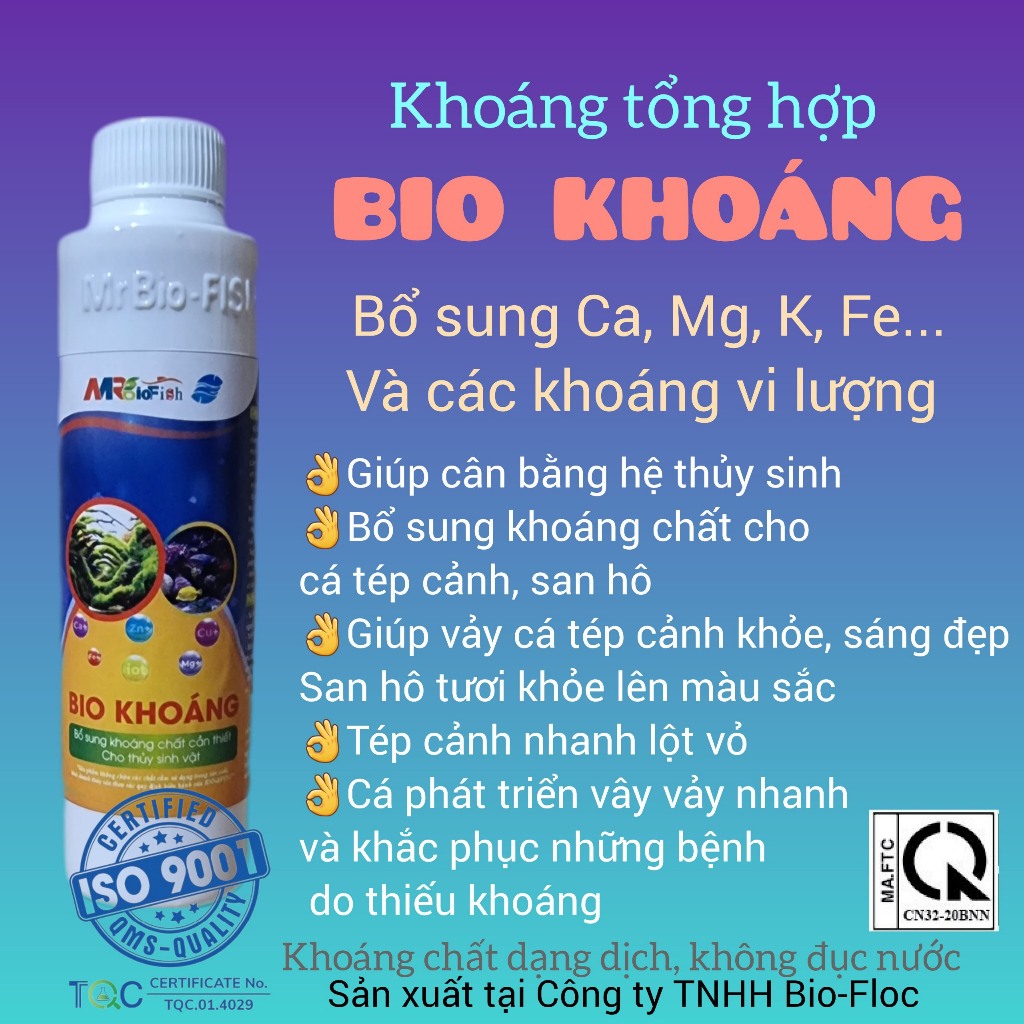 [RẺ VÔ ĐỊCH] Dung dịch Mr Bio Fish BIO KHOÁNG