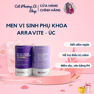 Men vi sinh phụ khoa arravite úc giúp bảo vệ, ngăn ngừa các bệnh phụ khoa, phát triển lợi khuẩn