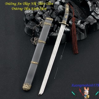 Mô hình sưu tầm Trương Tiểu Kính kiếm 22cm Trường an thập thị thời thần
