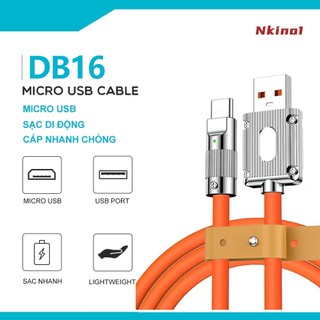 Cáp micro usb 1m 120w sạc nhanh truyền dữ liệu đồng bộ cáp sạc