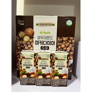 Sữa hạt macca, hạnh nhân, óc chó kc health hàn quốc 190ml