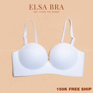 Áo ngực su đúc elsa bra không đường may nâng ngực tạo khe gợi cảm - 058