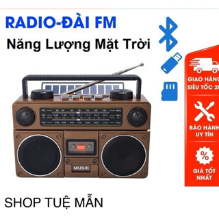Đài Radio Bluetooth Năng Lượng Mặt trời, FePe Model FP-2382-S, FM, AM, SW-Hàng chuẩn +Bảo Hành 12 tháng